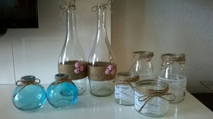 Mis manualidades.  tarros decorados - 4