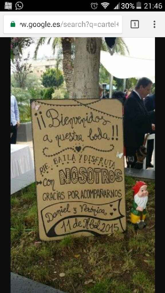 S.o.s. cartel bienvenida - 1