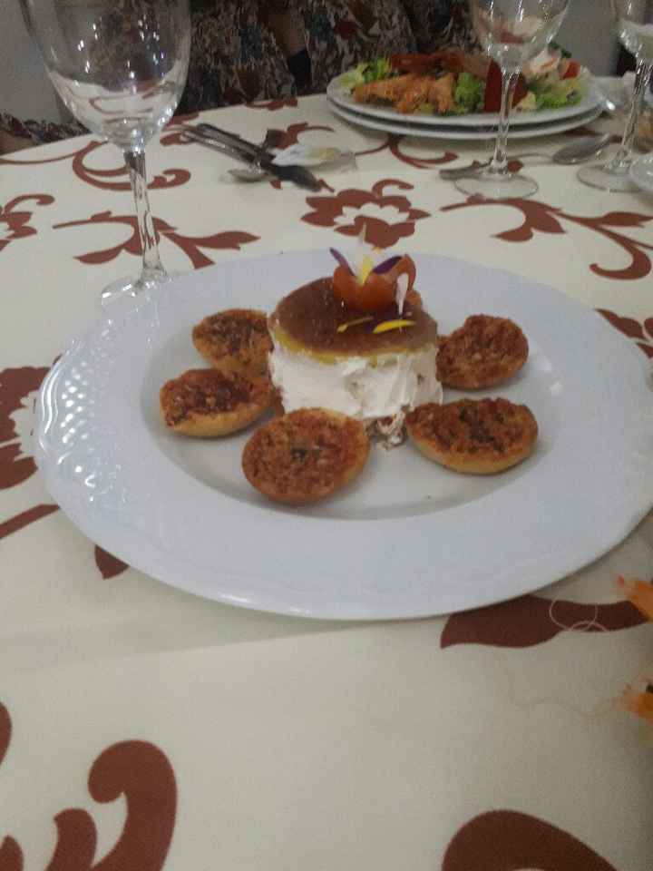 Duda en un plato de la prueba del menú - 2