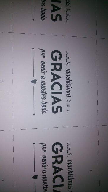 Tarjetas de agradecimiento - 1