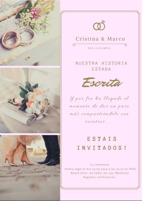 Invitaciones de boda 6