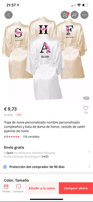 Bata y pijama preboda🥰 2