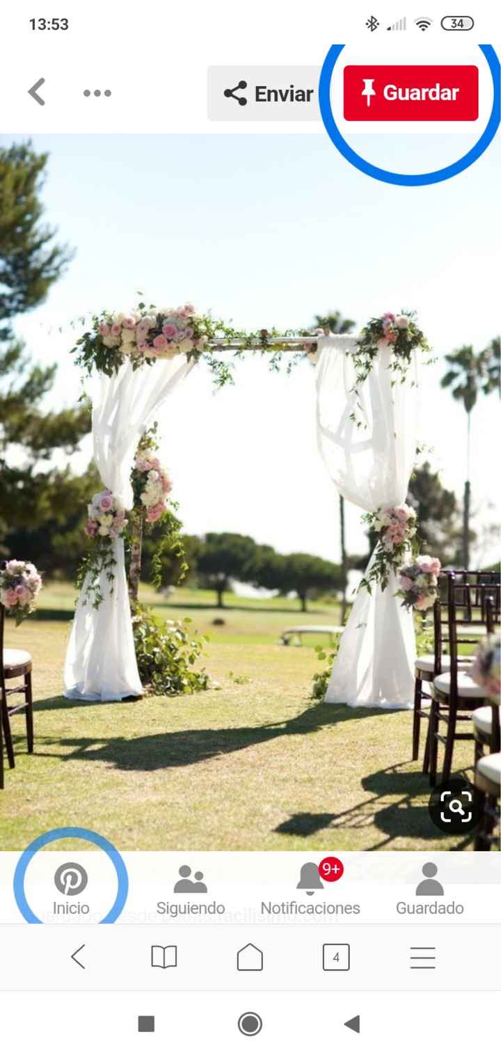 Decoración floral boda civil - 1