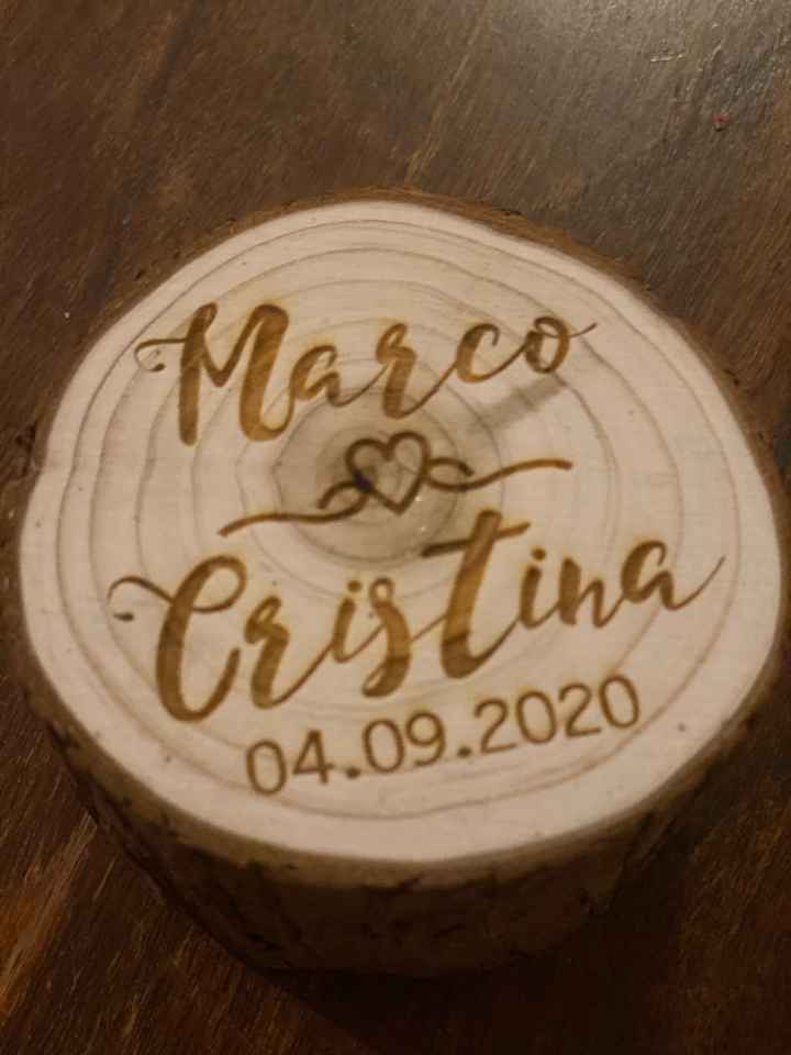 Cajita o similar porta arras y alianza - 1