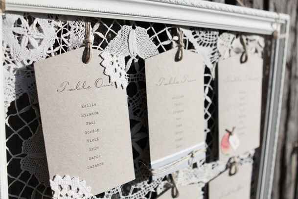 Ideas para listados de mesa. - 5
