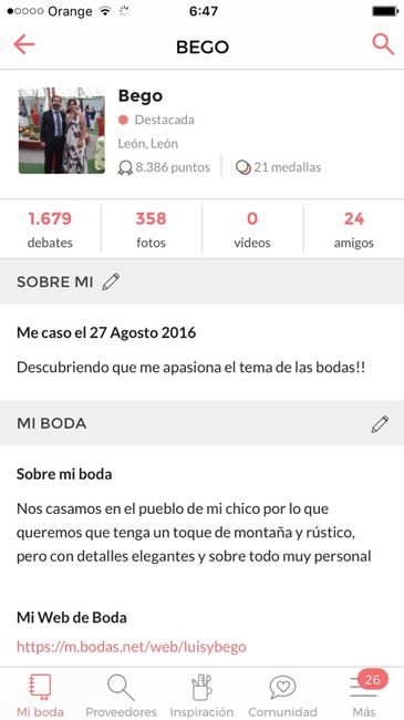 Como saber los debates creados x mi - 1