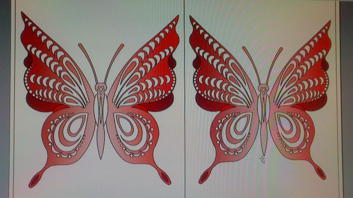 mariposas de agradecimiento en colores variados