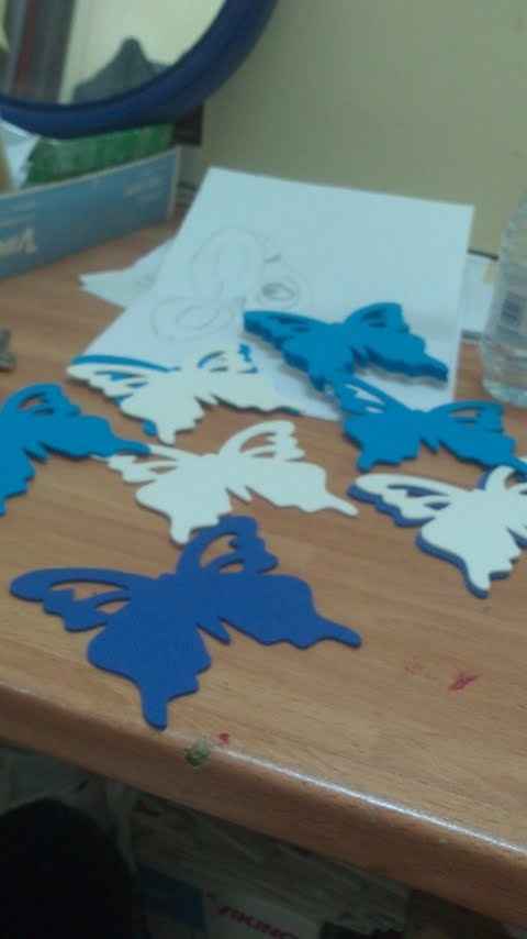 maripositas de goma eva para decorar