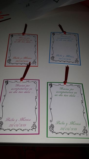 Nuestras tarjetas de agradecimiento - 2