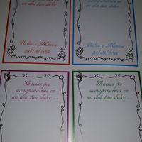 Nuestras tarjetas de agradecimiento - 1