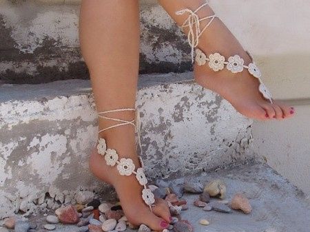 Zandalias para bodas en la playa. - 2