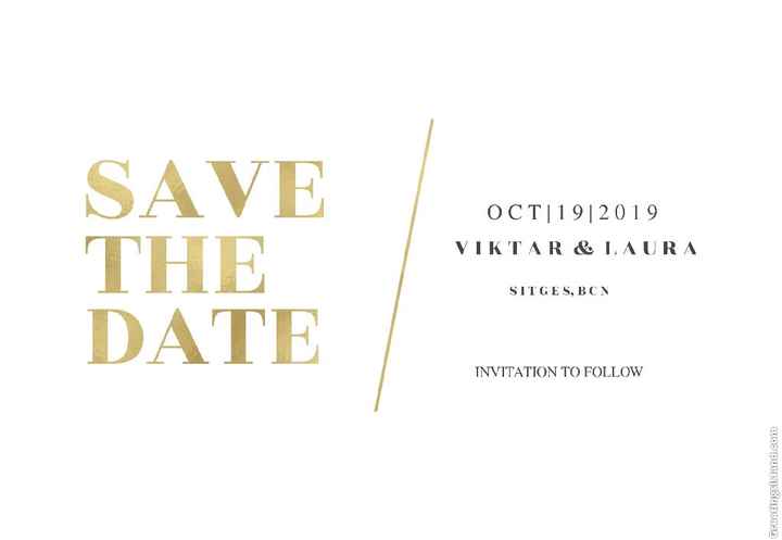 save the date - 1