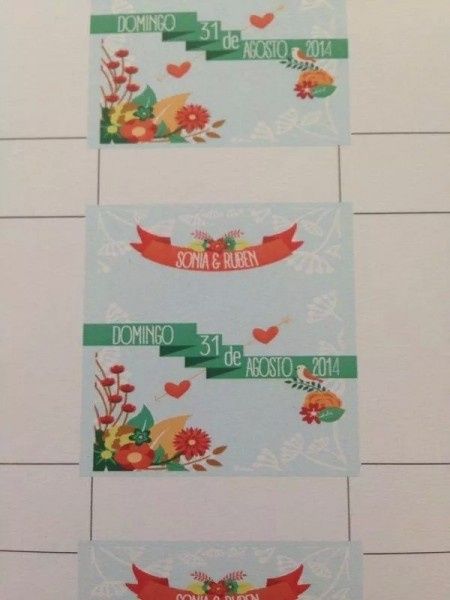 Etiquetas personalizadas para regalos de invitados - 1