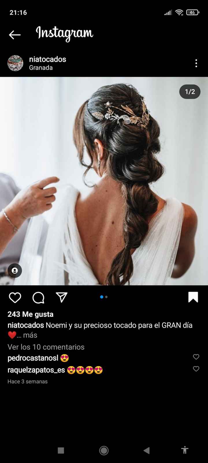 Ayuda con mi tocado metalizado - 1