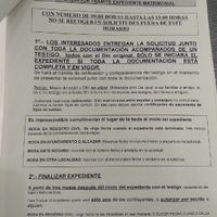 Papeleo boda civil - 1
