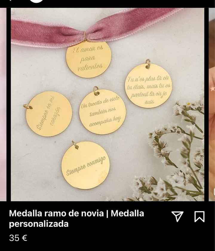 Medallas para el ramo - Moda nupcial - Foro Bodas.net