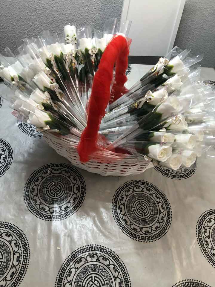  Cesta rosas jabón - 1