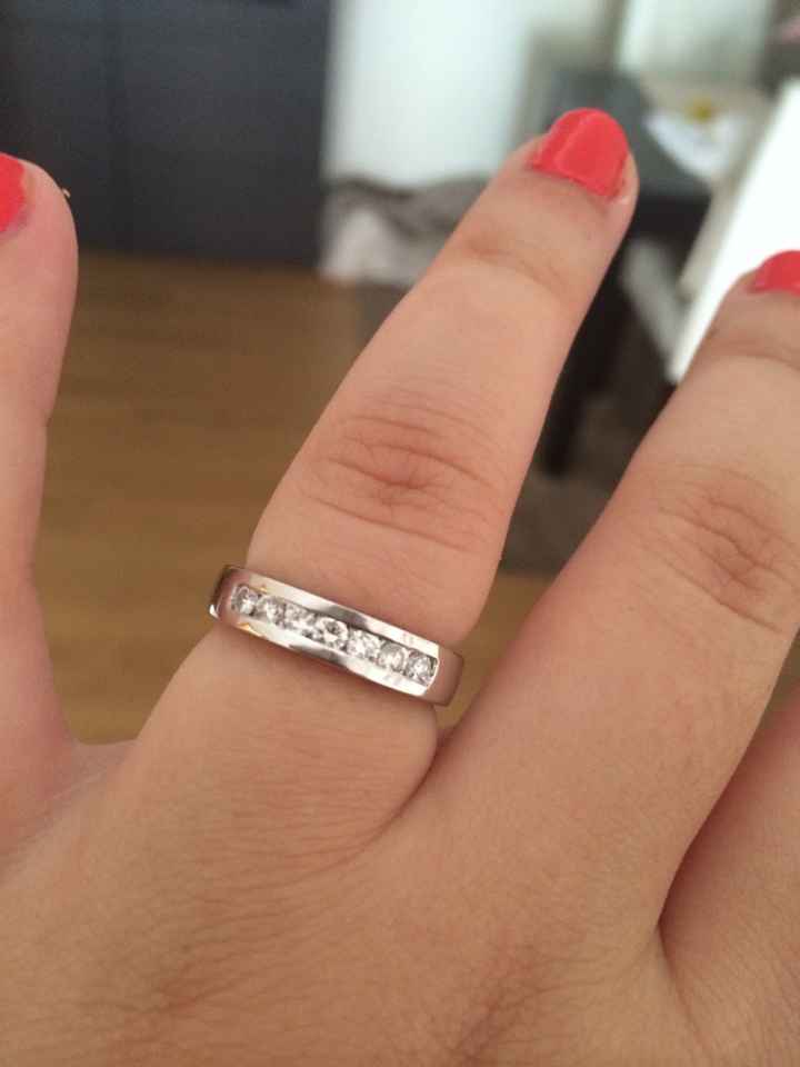 Este es mi anillo de pedida, me gustaría ver el vuestro - 1