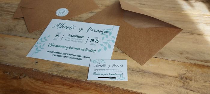 Invitaciones de boda 1