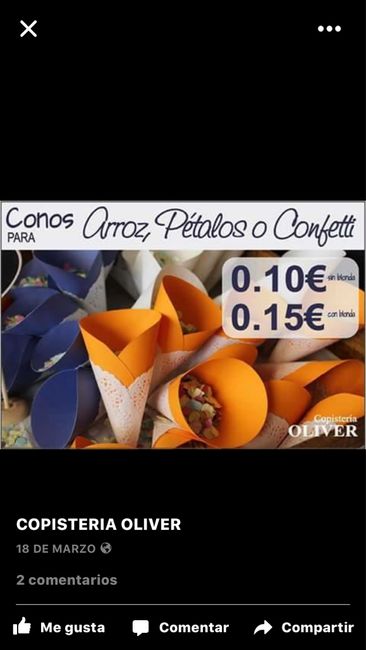 Conos de arroz.. - 1