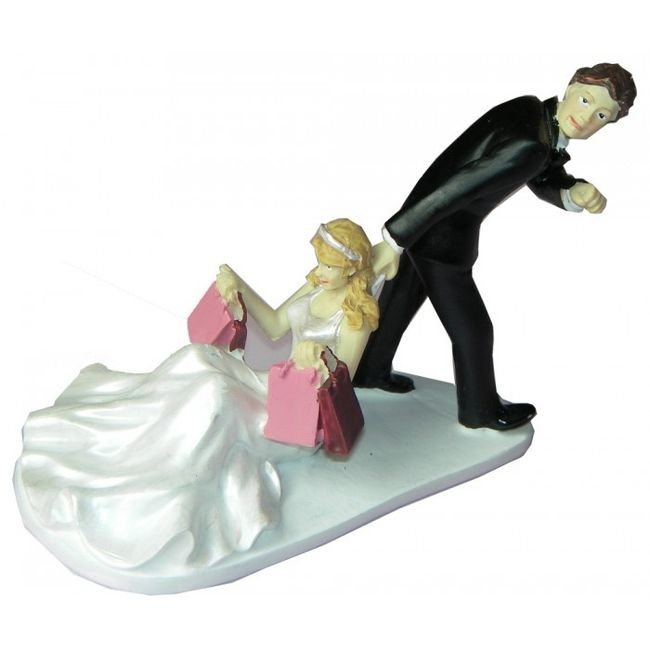 los novios de la tarta