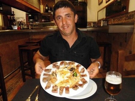 cena en el carril