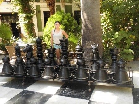 jardin del balneario.