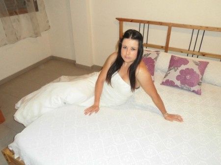 en la cama