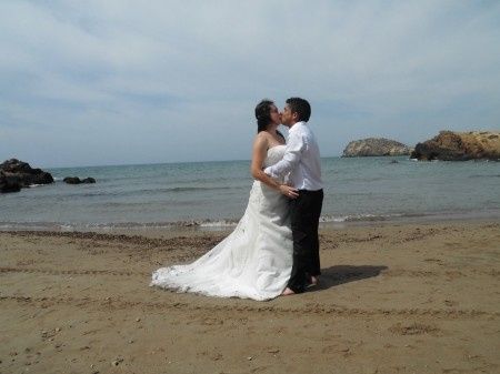 besito en la postboda de mazarron