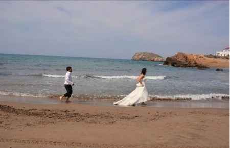 postboda  en las playas de mazarron