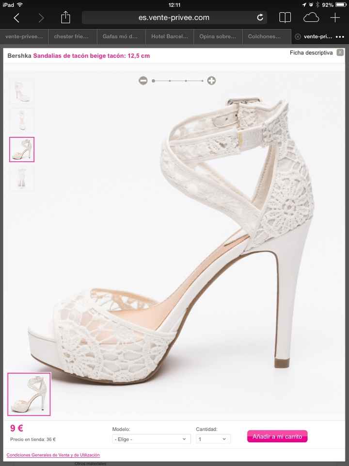 Cuñas y sandalias oferta en vente privee - 2