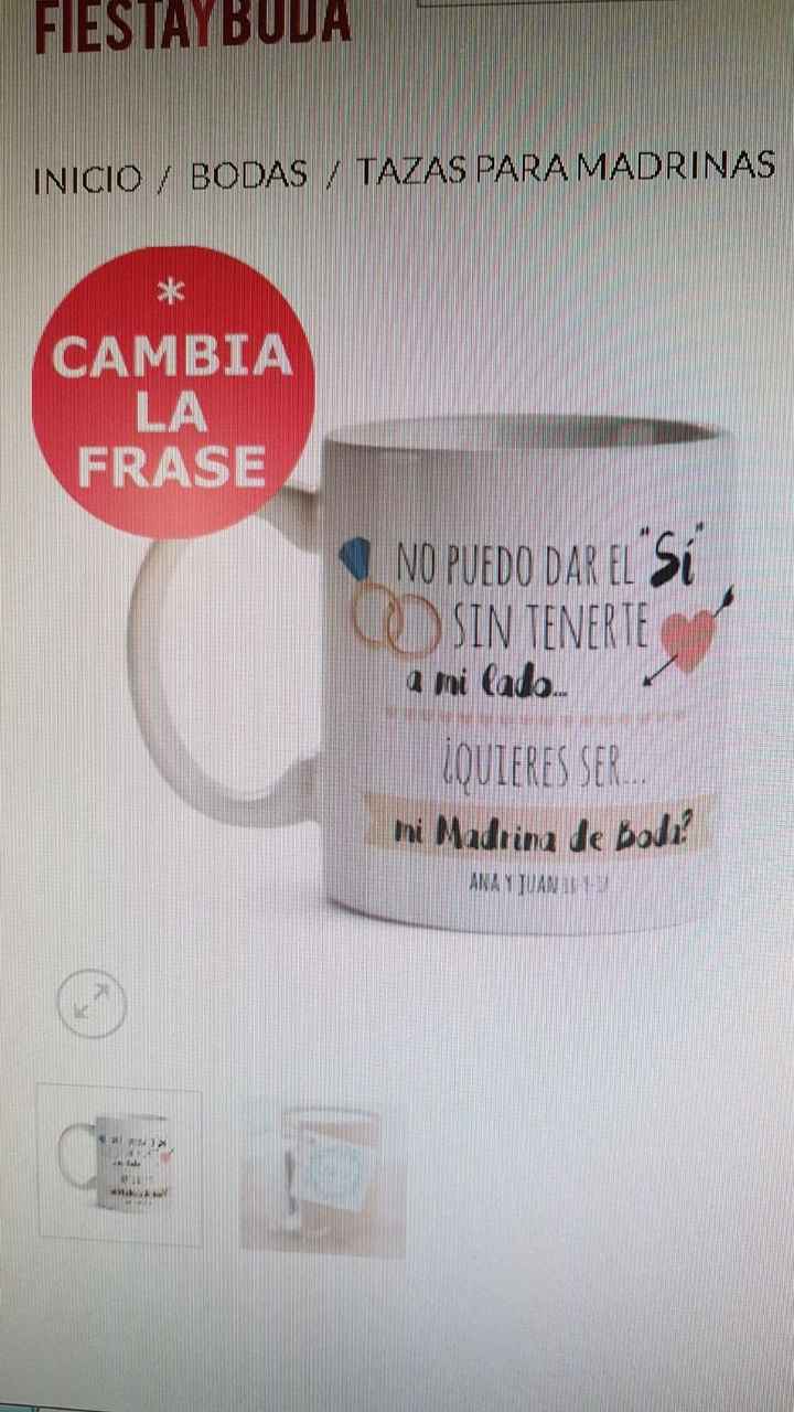 Taza Padrinos Boda!