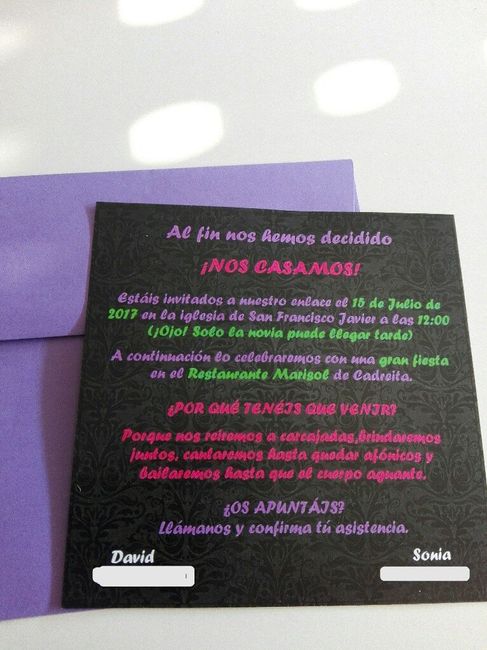 Mis invitaciones!!! - 2