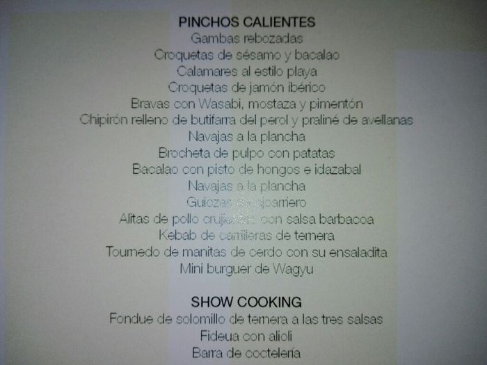  Nuestro Menu, la comida gran protagonista. - 2