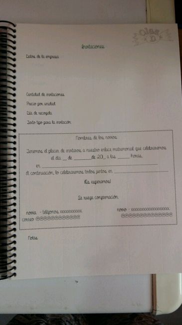 Agenda de novia!! - 4