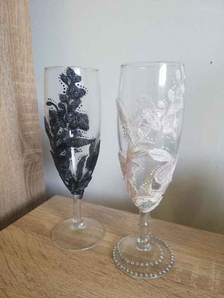 Copas de novios en proceso - 1