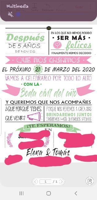 ¡Enséñanos tu invitación! 3