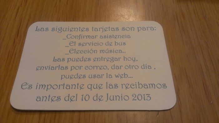 NUESTRAS INVITACIONES EL PROCESO 1