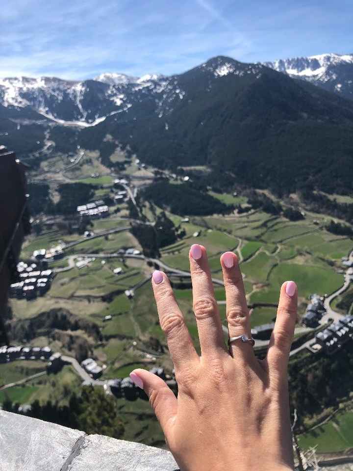 mi anillo de pedida.