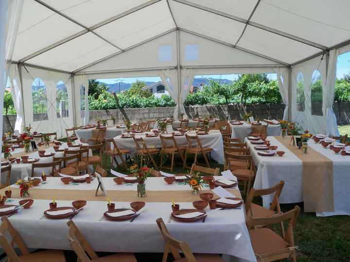montaje boda campestre