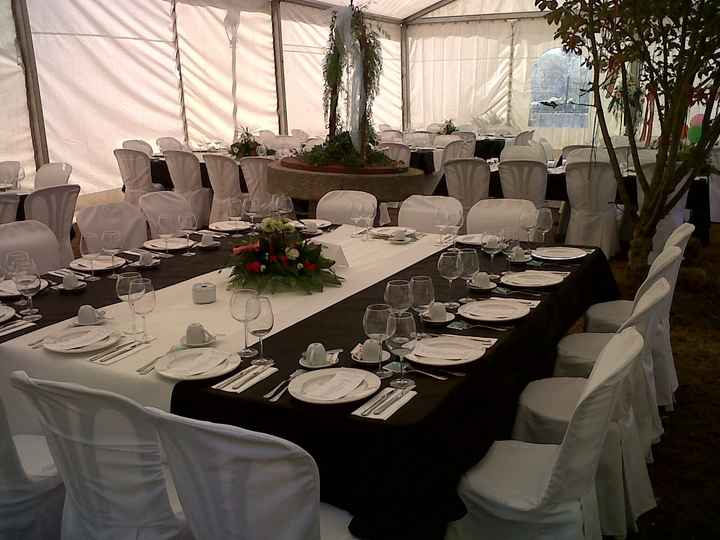 montaje boda campestre