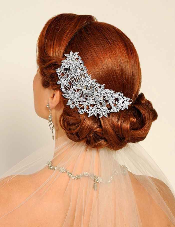 Tocado para trenza al lado - 2
