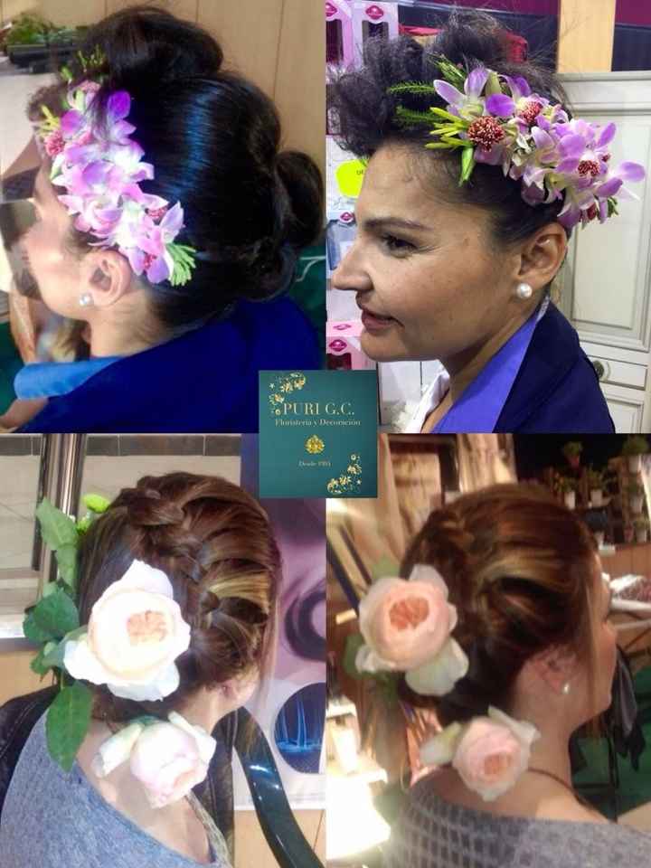 Flores en el pelo - 5