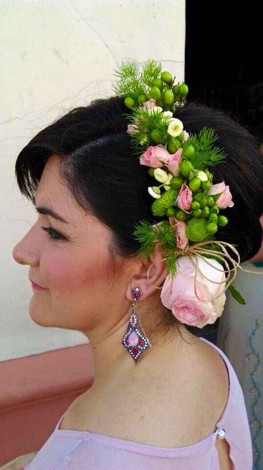 Flores en el pelo - 9