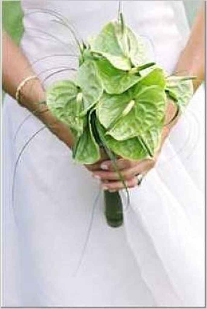 Ramos de novia en tonos verdes - 2