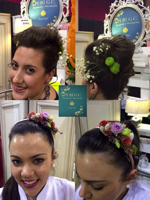 Flores en el pelo - 1
