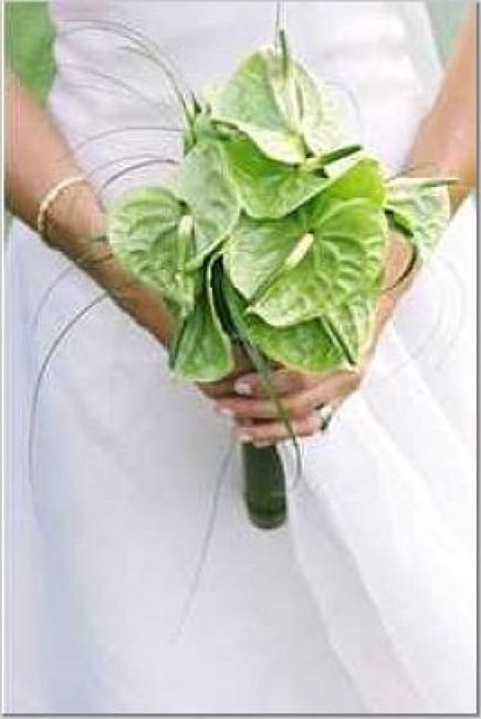 Ramos de novia en tonos verdes - 2