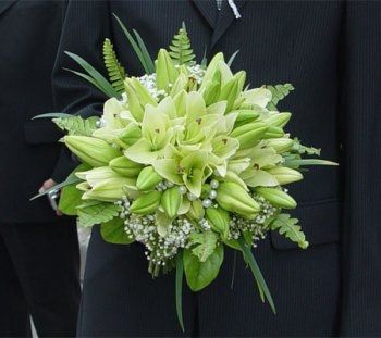 Ramos de novia en tonos verdes - 4