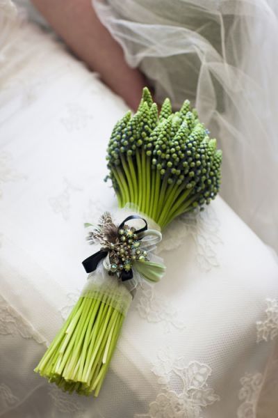 Ramos de novia en tonos verdes - 7