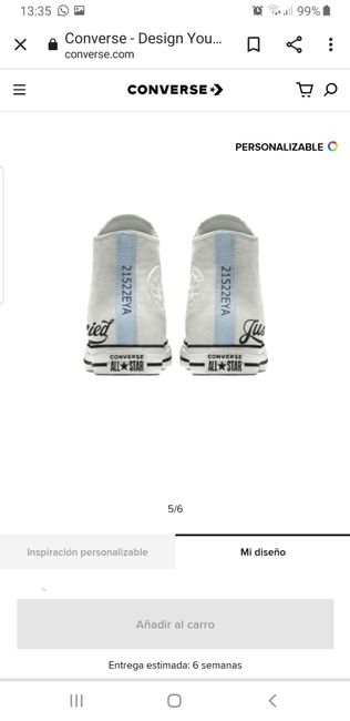 Zapatillas para el día de mi boda. 1